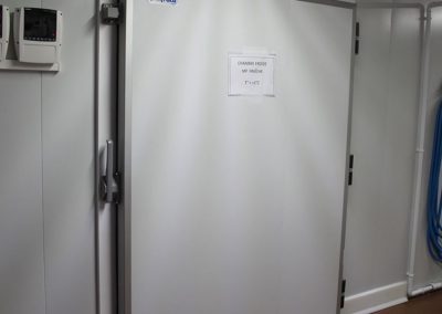 puerta frigorífica pivotante